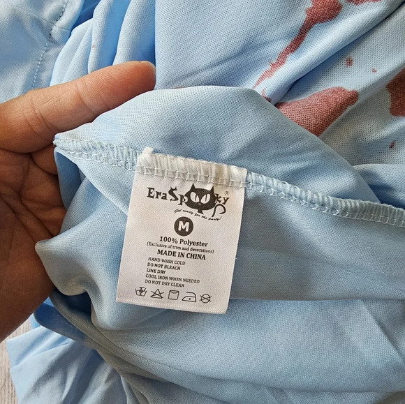 Era Spooky Bloody Zombie Doctor Halloween Costume Men's Size Medium 3 Piece Set - Picture 4 of 6